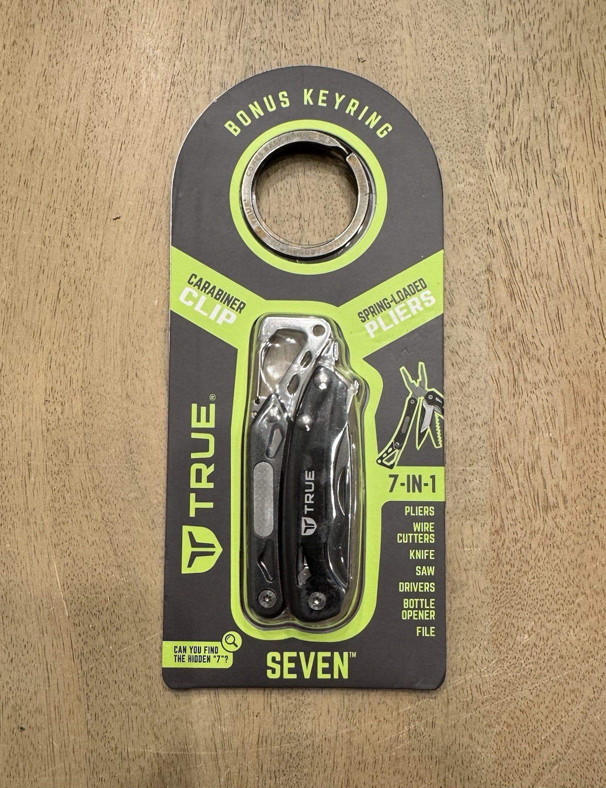 True Utility Seven Multi-Tool 7 in 1 Compact Pocket Knife
