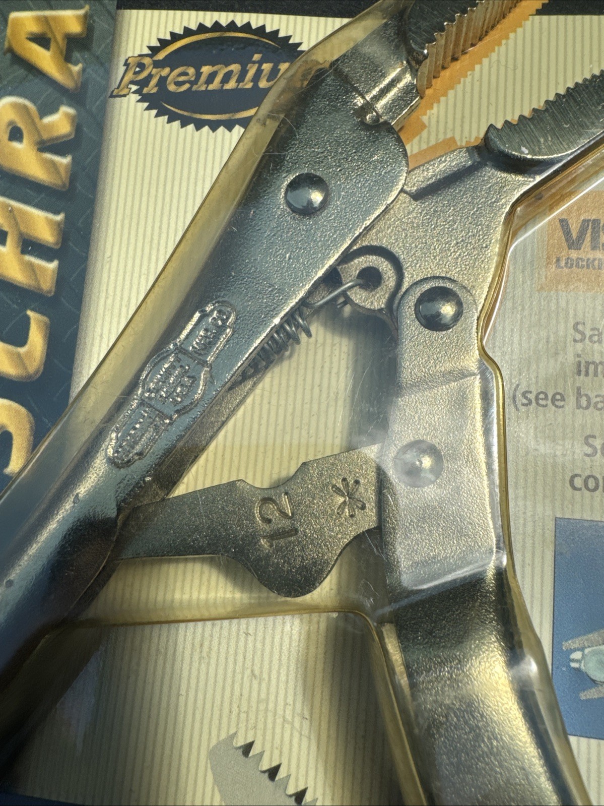 Schrade Tools USA Vise Tough Grip Rare Locking Implements USA Nos ST6HCP
