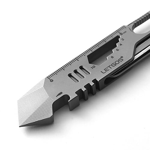 17 in 1 Multi Titanium Alloy Pocket Tool Portable Folding EDC with Carry-on P…