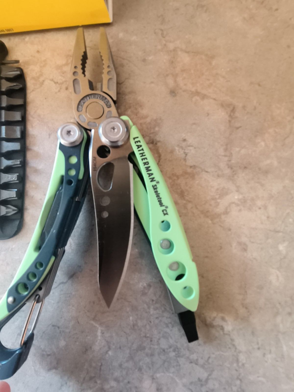 Leatherman Skeletool CX Verdant 833122 Mutli-Tool/Bit Kit/Nylon Sheath 934860