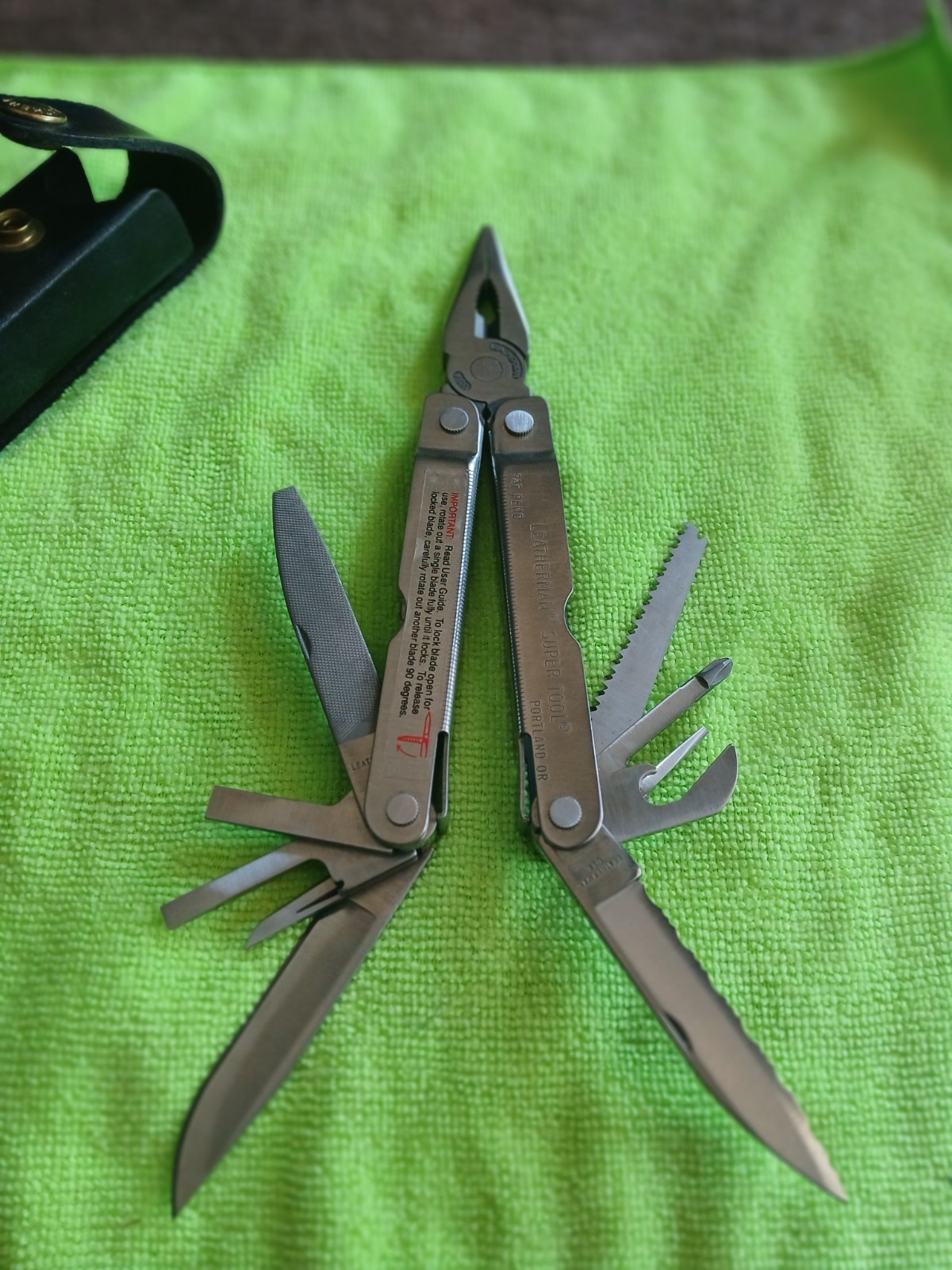 Leatherman Original Super Tool Multitool With Sheath Vintage 08-97