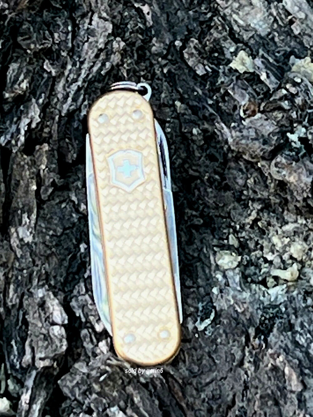 Swiss Army Knife, Classic Brass Gold Alox, Victorinox 0.6221.408G New In Box
