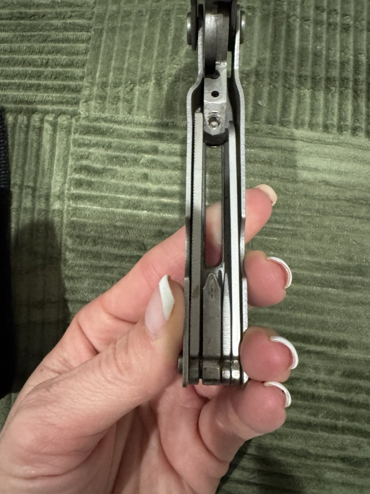 Gerber Stainless Steel Multi-Tool Plier Ruler Silver with Sheath