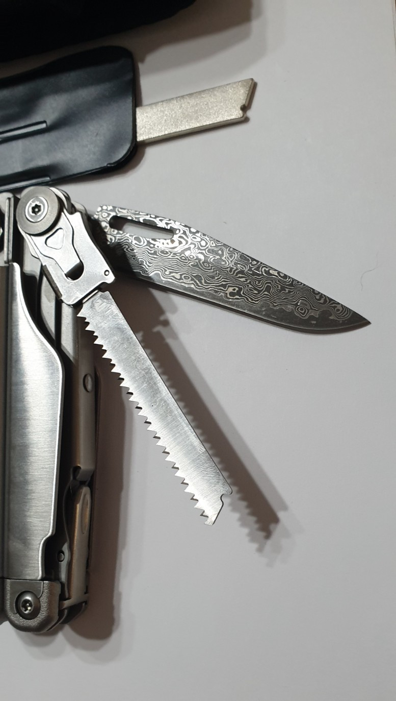 🔥🔥 Leatherman Surge Damascus Blades Rare Mint Multi Tool Rare
