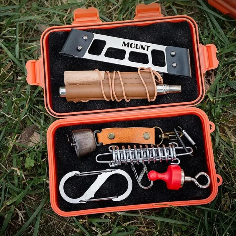 EDC Tool Box Outdoor Camping Survival Kit Shockproof Waterproof Case Sealed Box