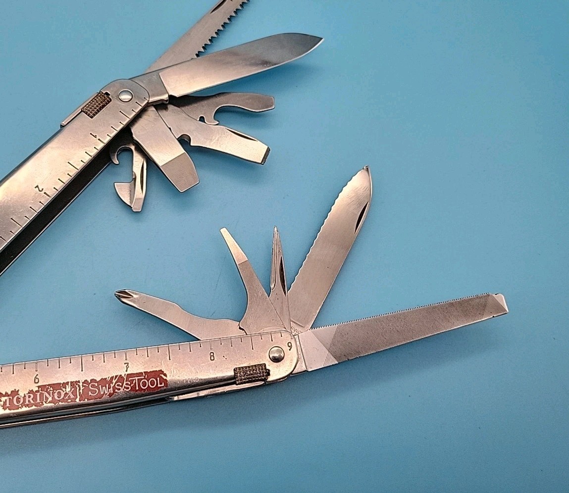 Victorinox SwissTool Swiss Army Multi Tool – 1998 Version – Saw, File, Blade