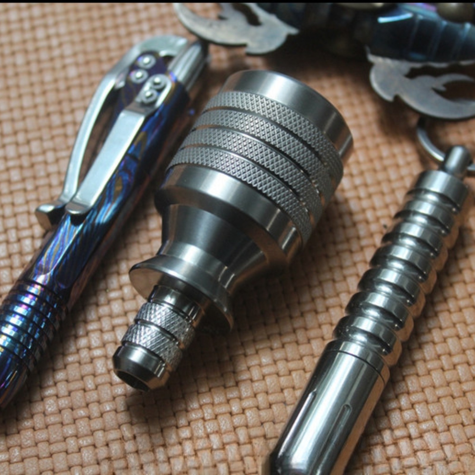 Titanium Alloy Screwdriver Portable Cross Bit Multi-functional EDC Pocket Tools