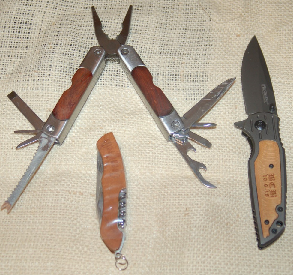 EDC LOT KNIFE MULTI TOOLS W BONUS TAC FORCE SHEFFIELD READ SURVIVAL CAMPING ETC.