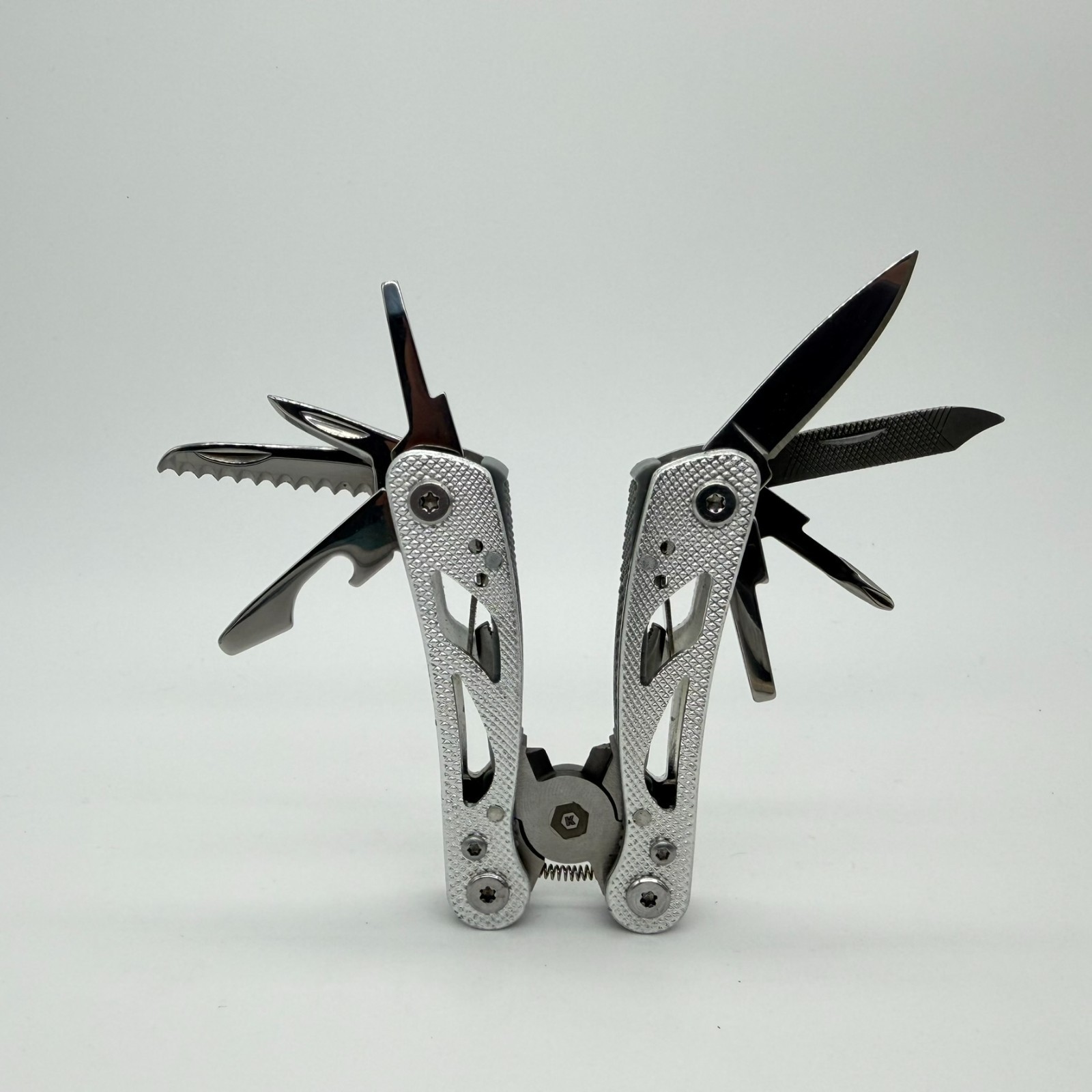 Kobalt 15-in-1 Multi-Tool Skeletonized EDC Pocket Knife Spring Loaded Pliers