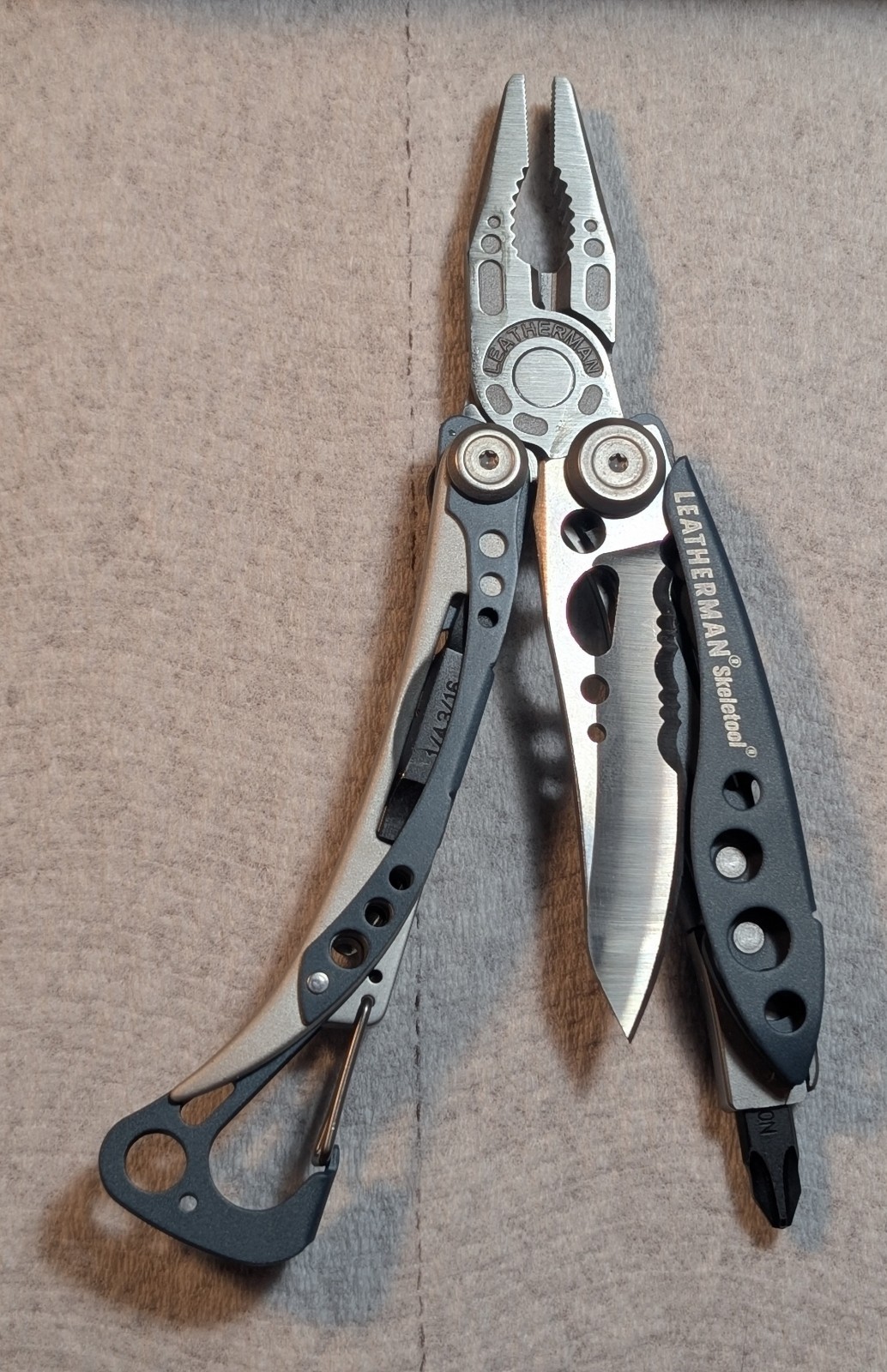 Leatherman Skeletool Stainless Steel Multi-Tools Denim Blue Discontinued