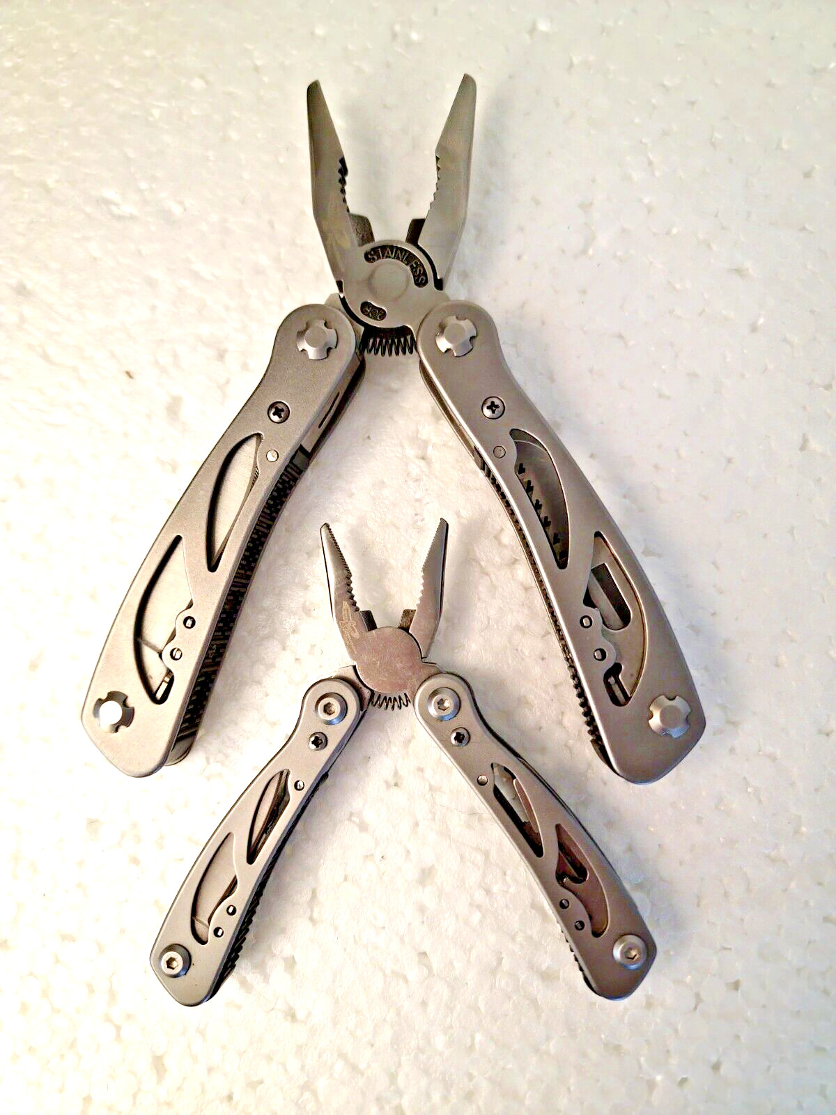 “Appalachian Trail” Stainless Multi Tool ~ Set of Two (2) ~ Large & Small