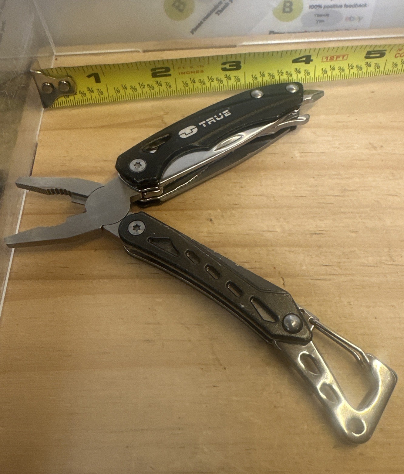 True Utility Multi Tool Pocket Set Seven in One 2” Knife, 3.25” Closed