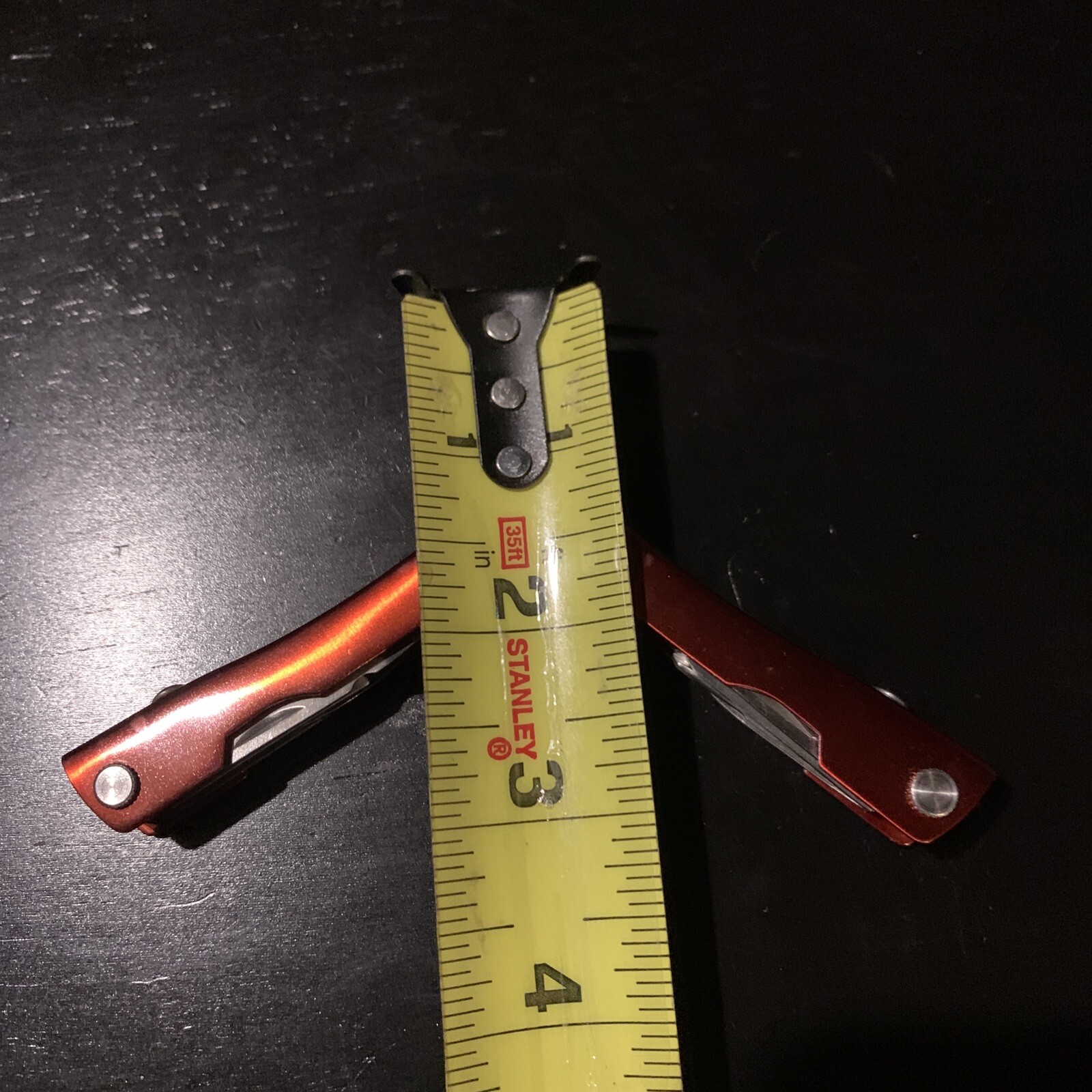 Vintage Micro Extreme Pro Series Multi-tool Red Stainless Steel Titanium Tool