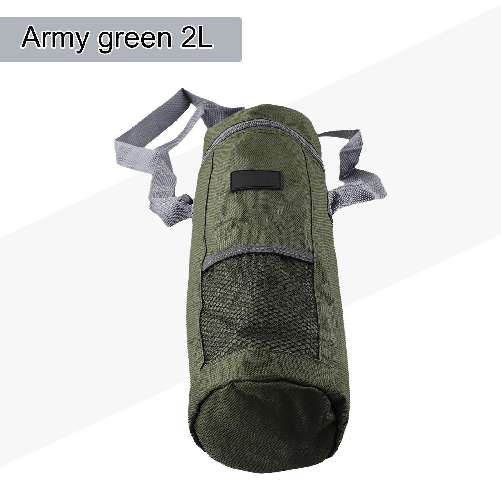 Insulated Cylinder Shoulder Strap Bag for Convenient Water Bottle Storage