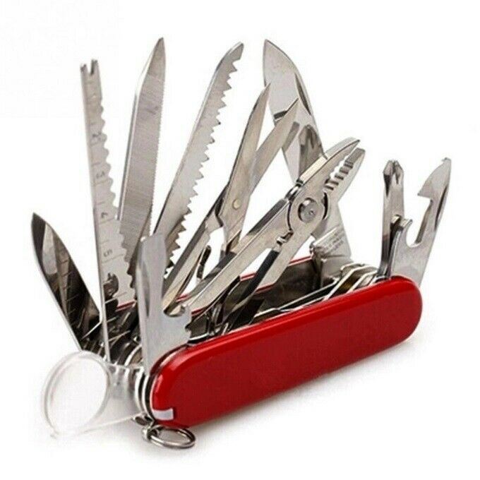 Swiss / Navy Style Pocket Knife Multi Tool – LOT of 10