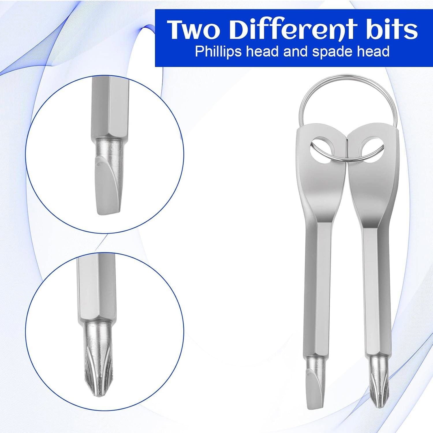 20Pcs Portable EDC Keychain Mini Screwdrivers Pocket Outdoor Multifunction Tools