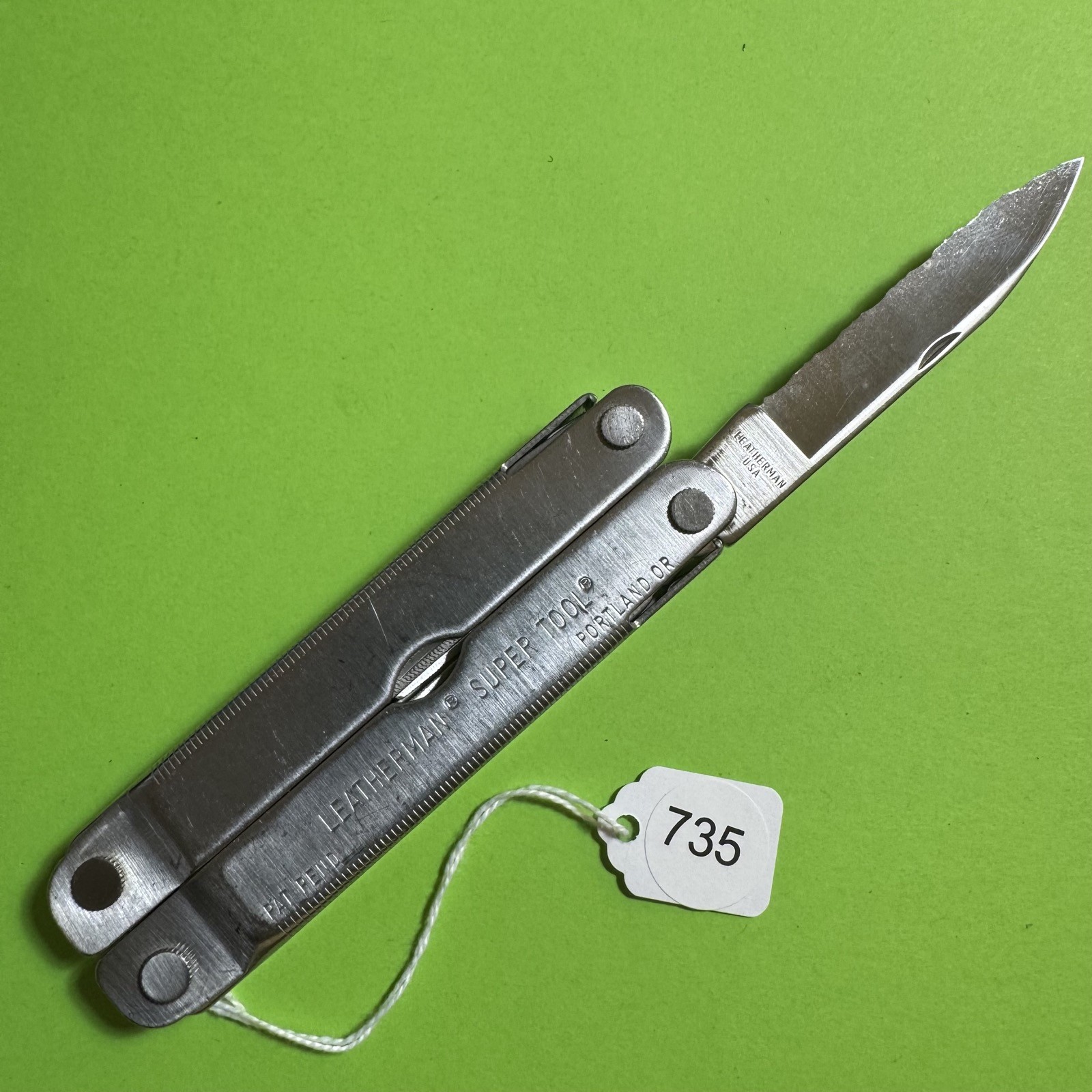 Leatherman Super Tool Plier Multi Tool Pocket Knife New Nylon Sheath EDC #735