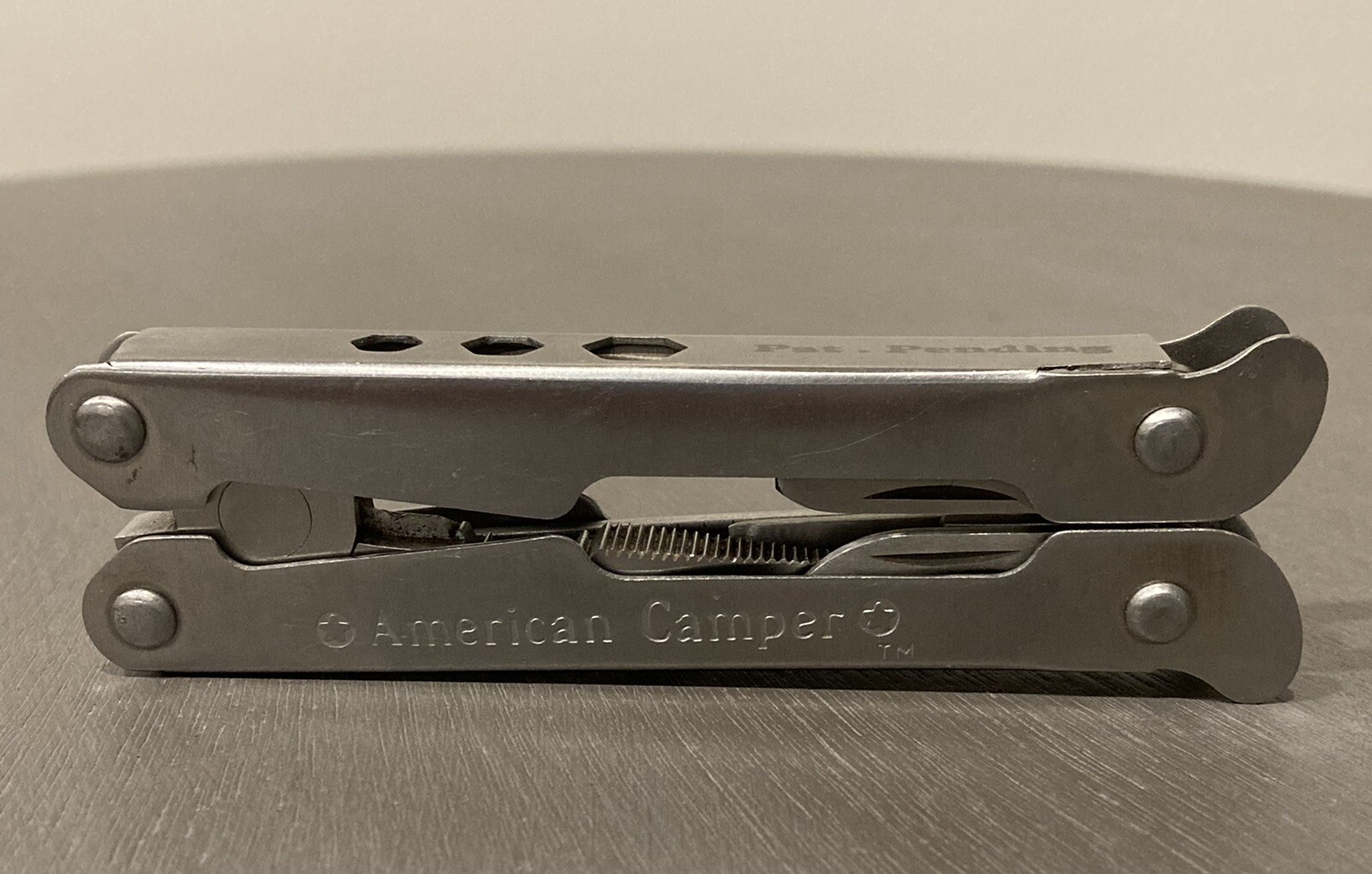 American Camper Stainless Steel Folding Multi Tool Pocket Knife Pliers Saw