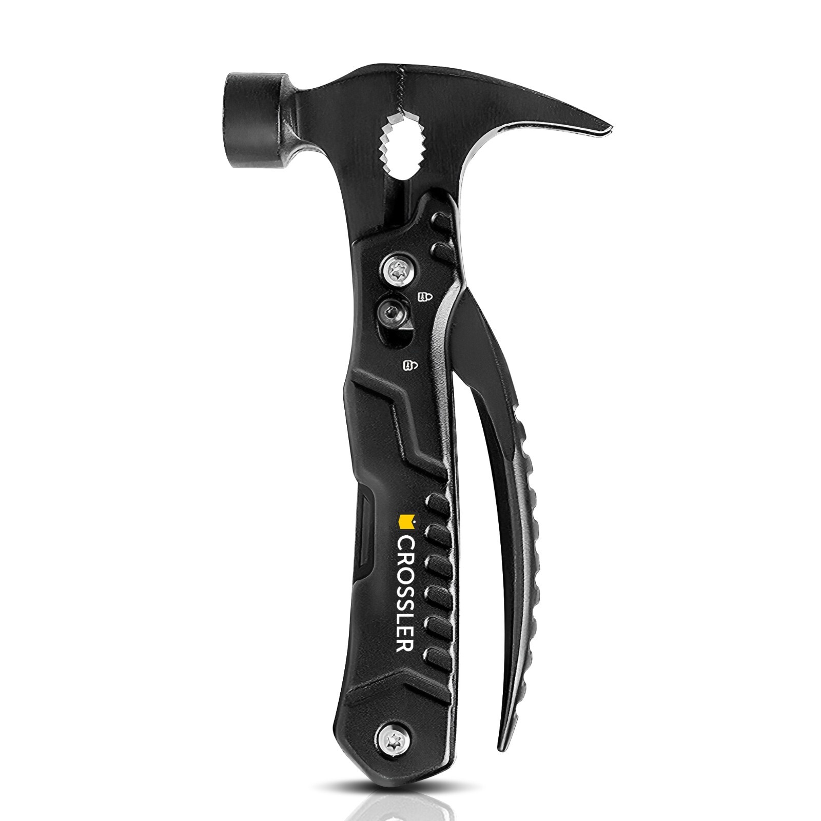 CROSSLER 14-in-1 Multi-Functional Hammer, Camping Accessories, Gift for Man/Him