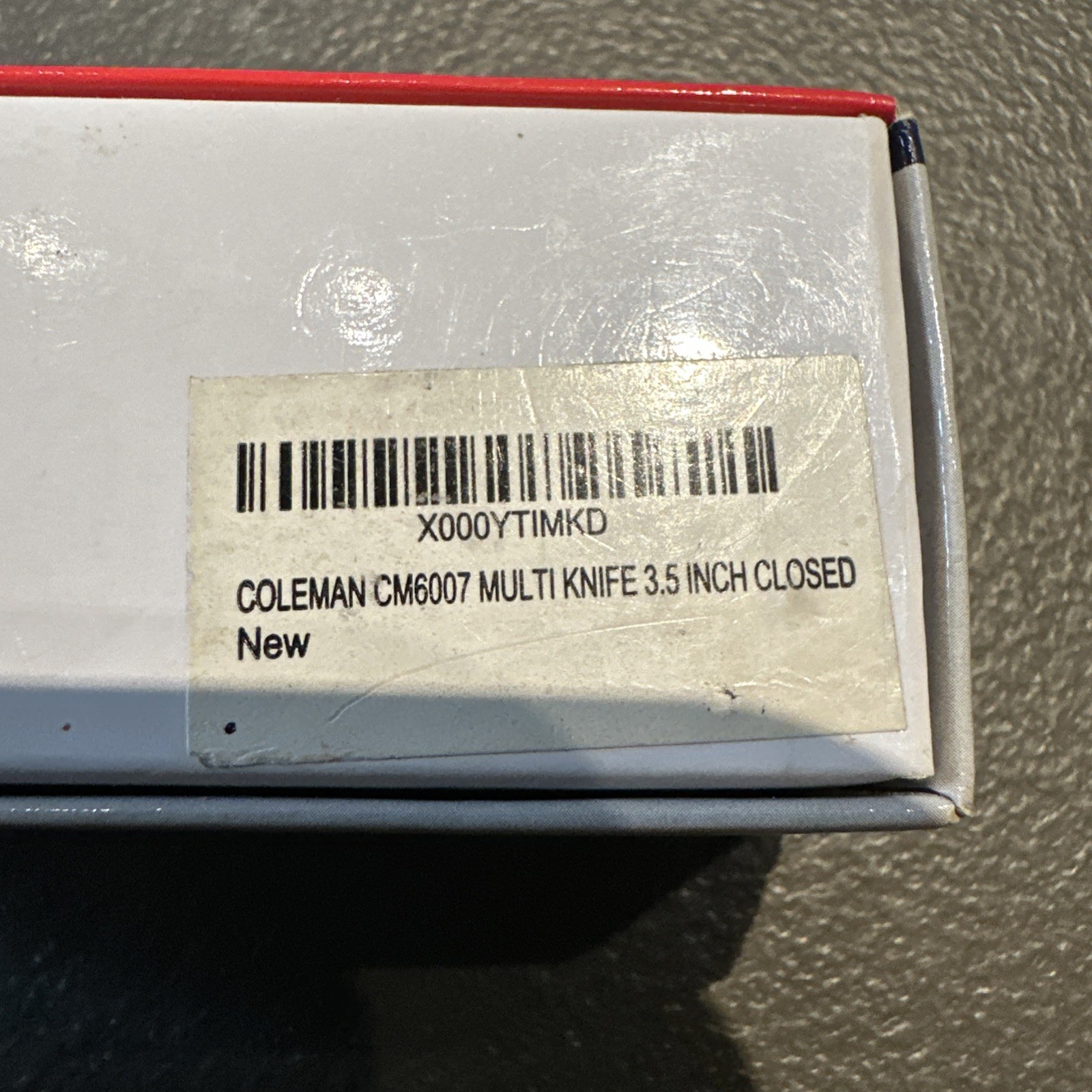 Amazing 3 and 1/2″ Coleman Multi Function Knife NOS, 7 Tools In It!!