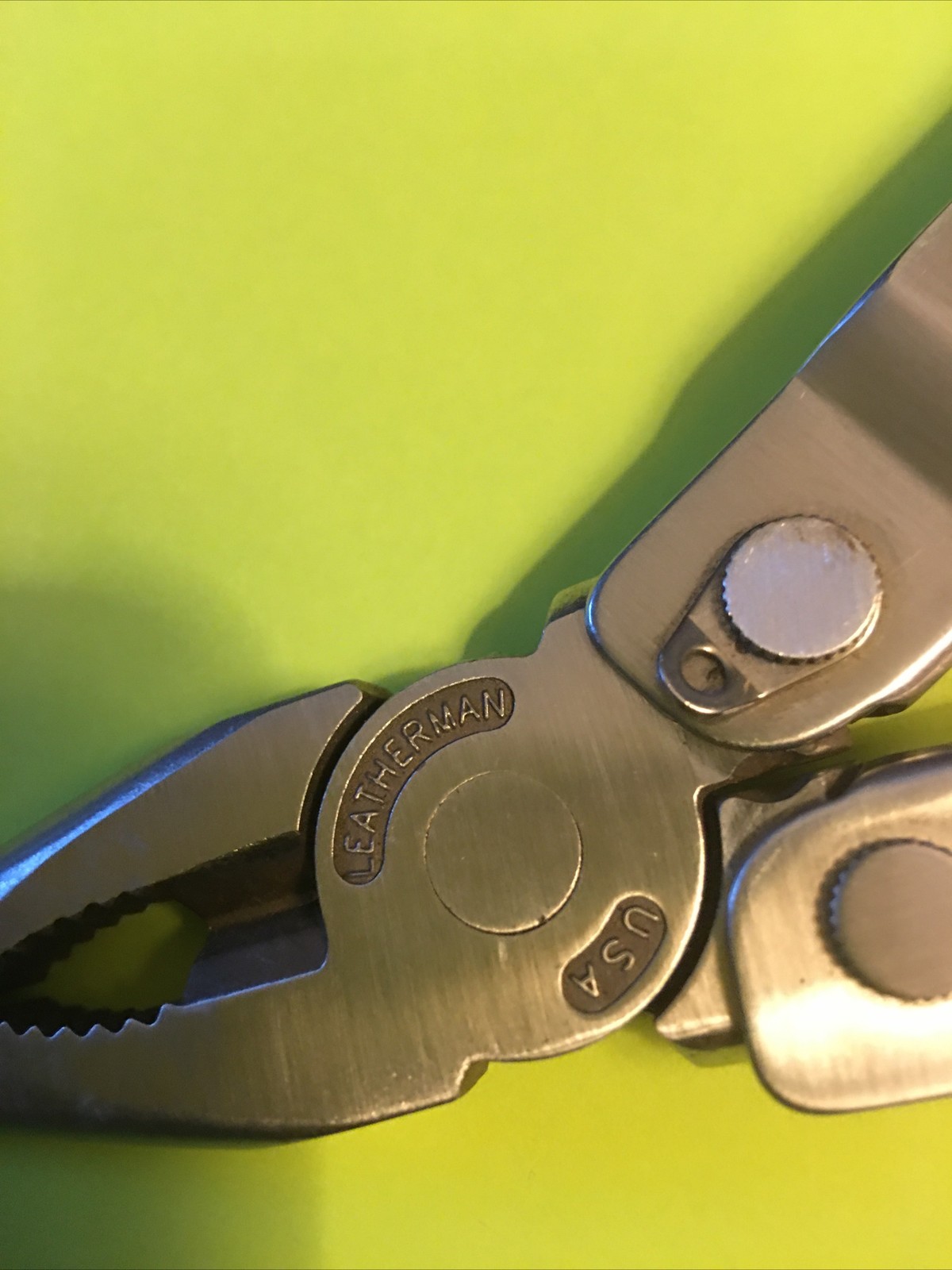 Leatherman Super Tool Made USA Portland Or. 8 Blades, Pliers, And Measure Sturdy