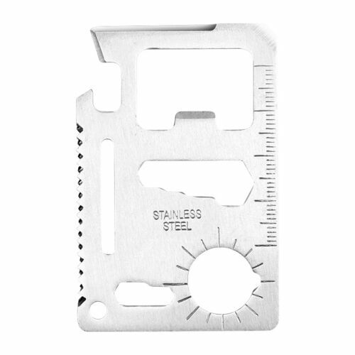 SELF-DEFENSE credit card EMERGENCY survival tactical 11 IN 1 MULTI tool/KNIFE🔥