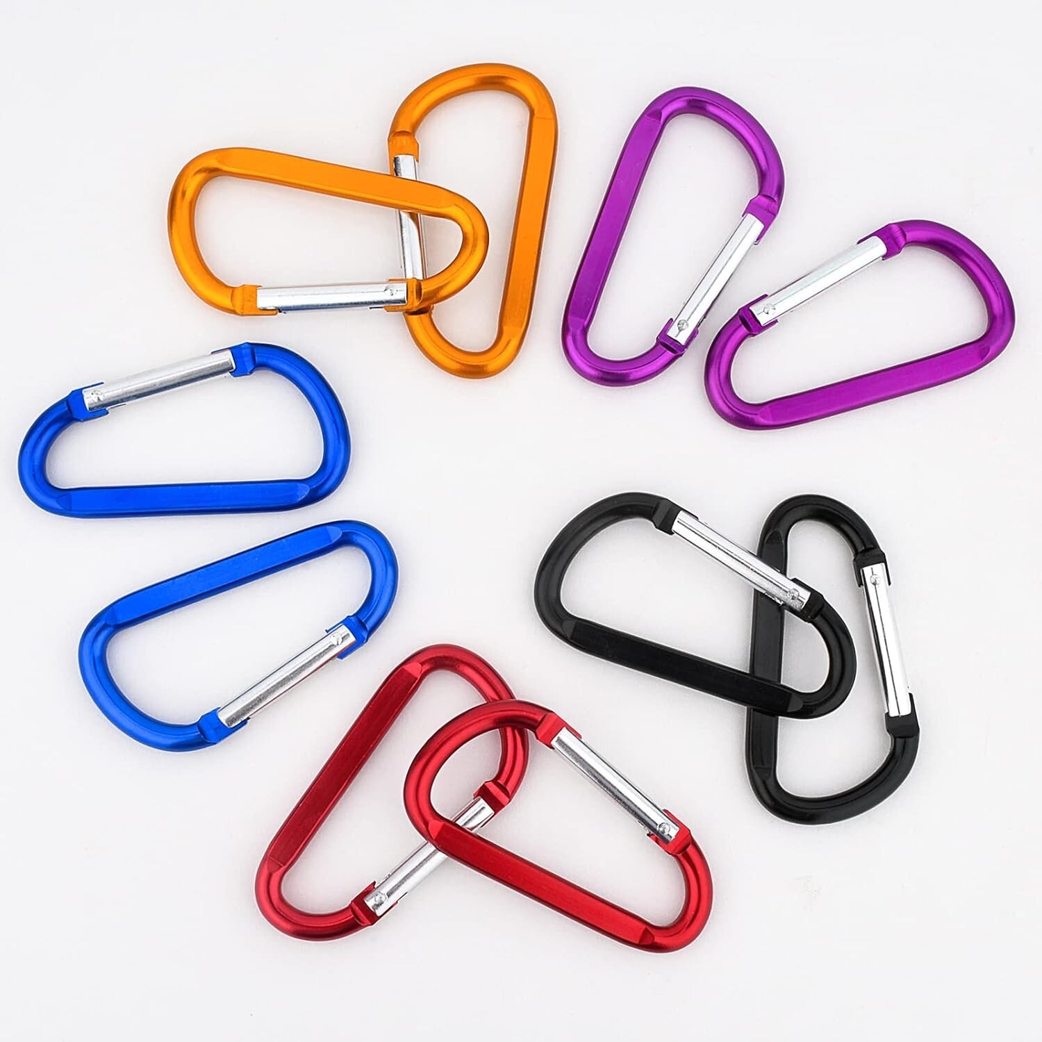Carabiner Clip Camping Accessories Fishing Hiking Traveling and Keychain Craebue
