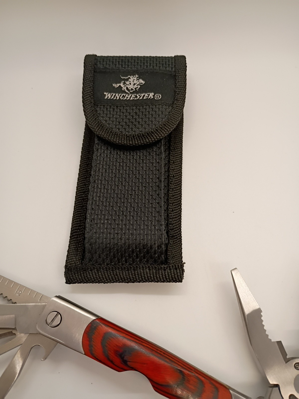 Winchester 10-tool Multi-Tool W/Faux Woodgrain Accents and Black Sheath