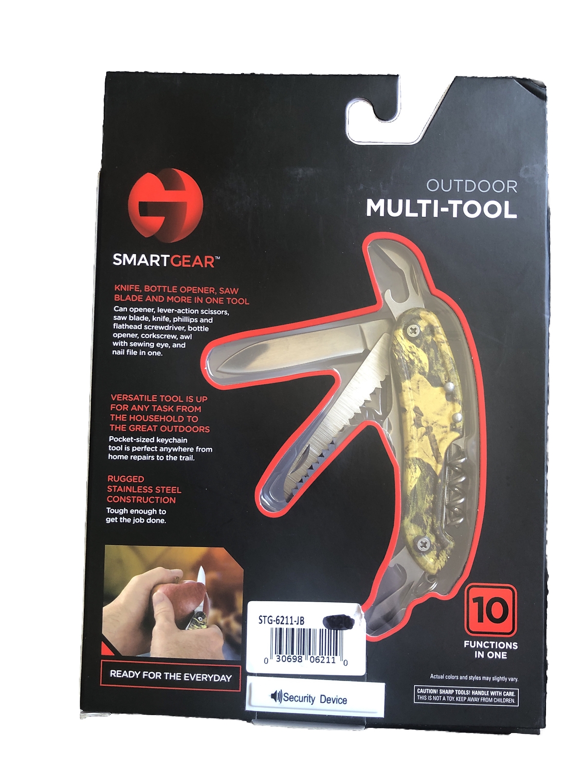 Smart Gear Outdoor Knife Multi Tool NIB Camouflage stainless steel CAMPING