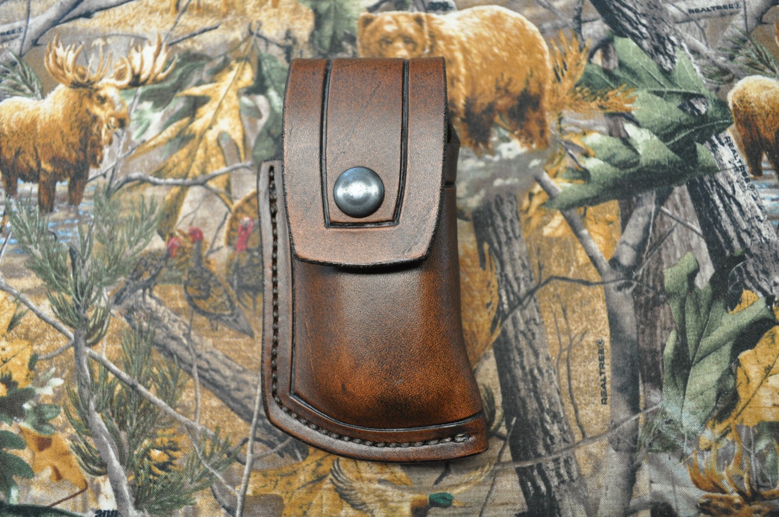 Custom Handmade Sheath With Clip for Leatherman Wave-R. Handed (Sheath Only)