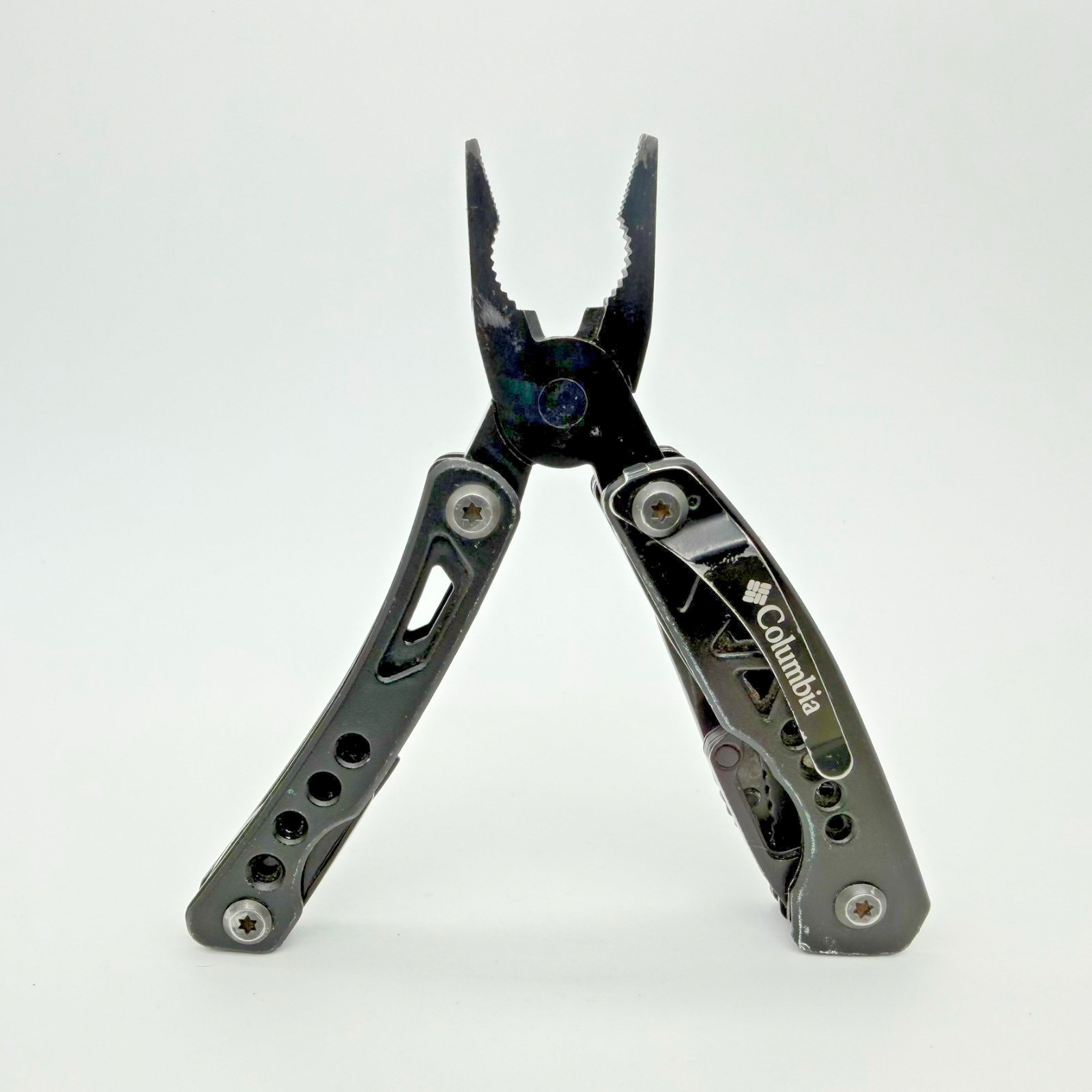 Columbia GSO0045 9-Function Multi-Tool Black EDC Utility Carabiner Clip Pliers