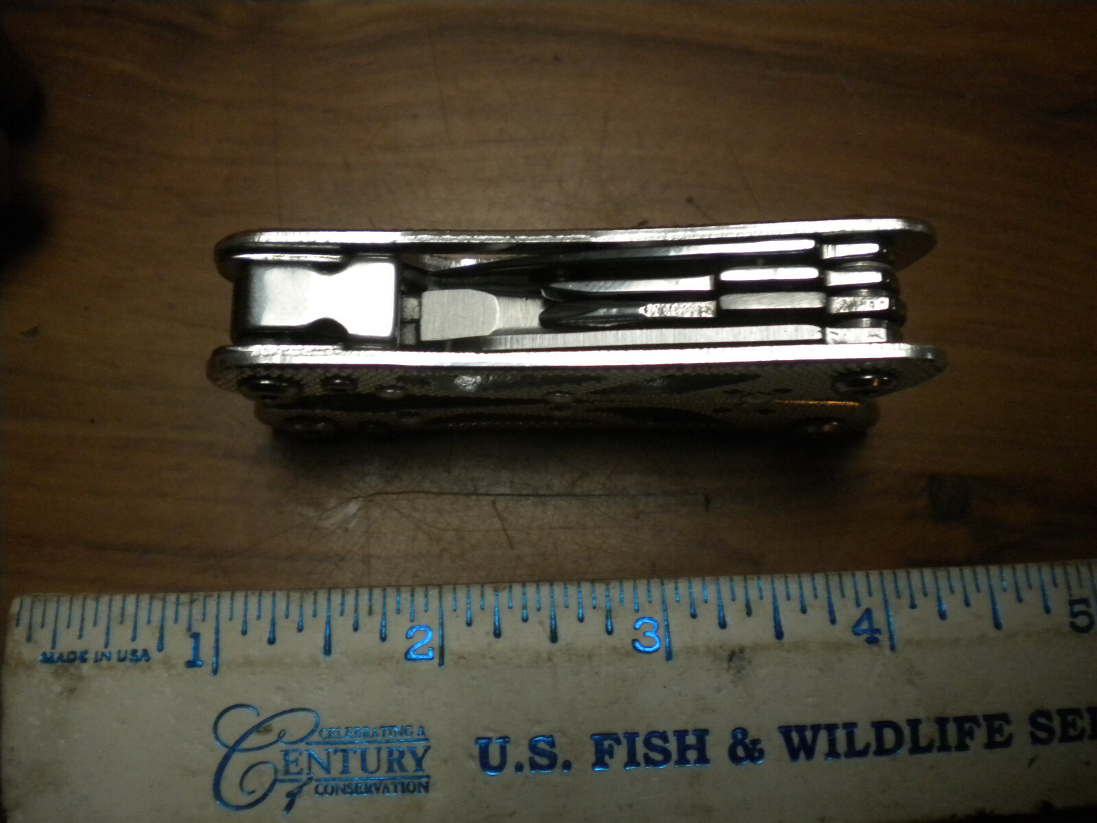 Unbranded STAINLESS POCKET MULTI-TOOL , Looks Unused, see pictures