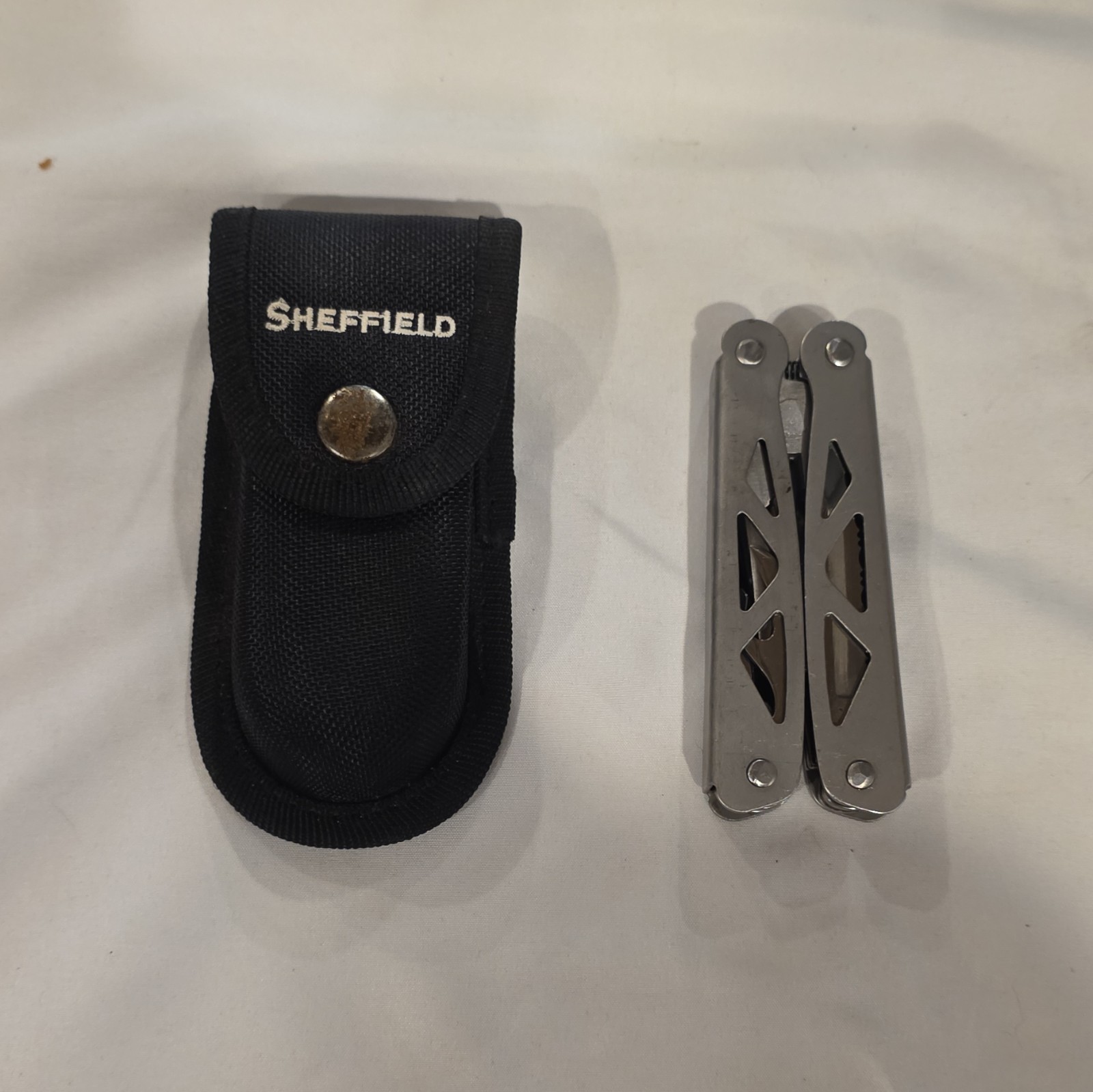 Sheffield Stainless Steel 9-in-1 Multi-Tool Pliers w/ Black Sheath