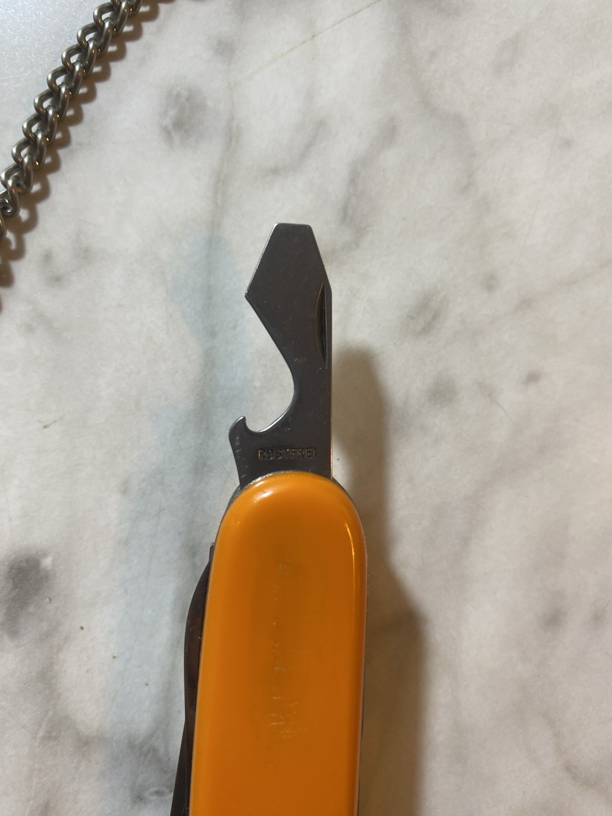 VTG 1986 STIHL 8 Part Multi-Tool Pocketknife Chain Included Solingen Germany