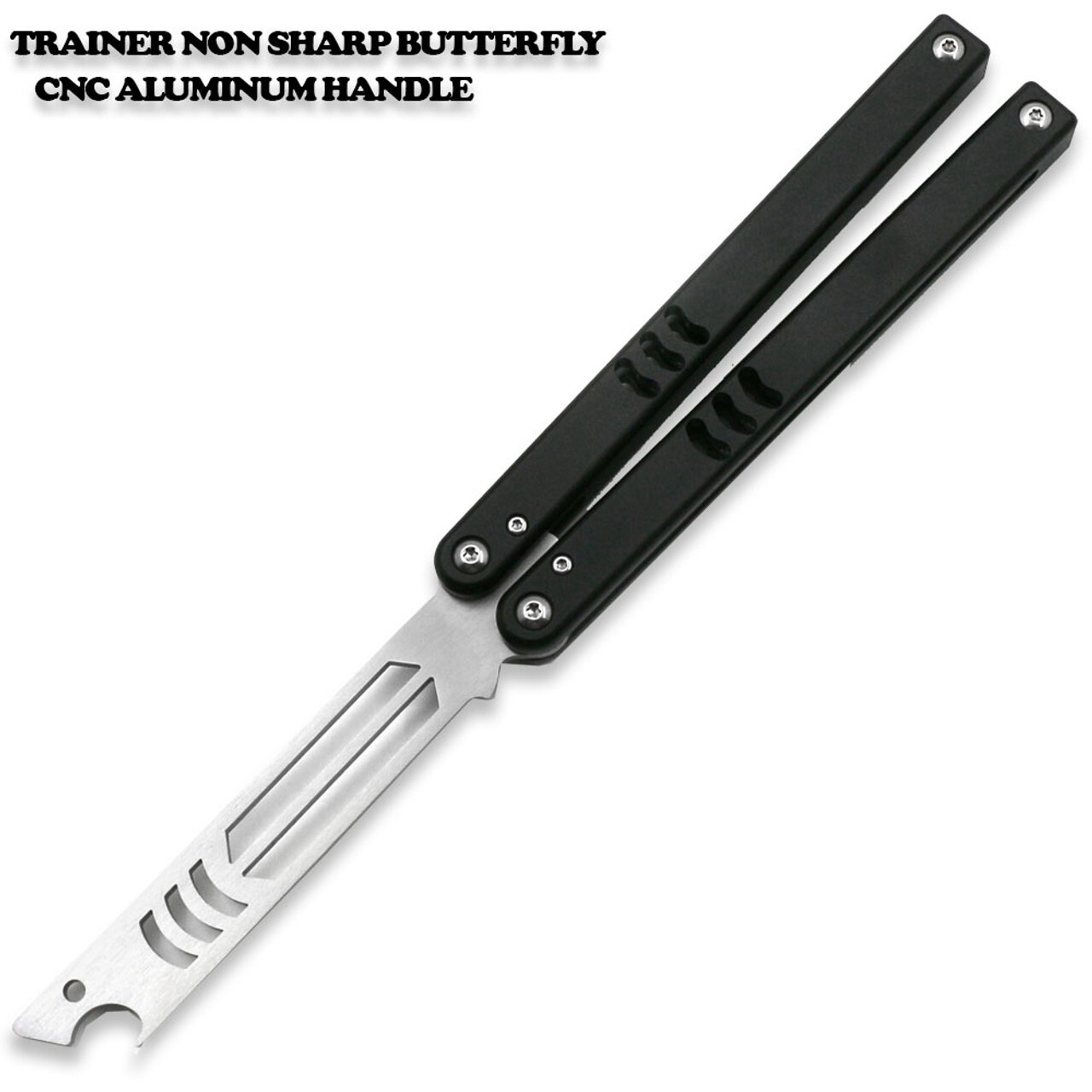 CNC Shark Model Non-Sharp Professional Trainer – Butterfly Black Handle