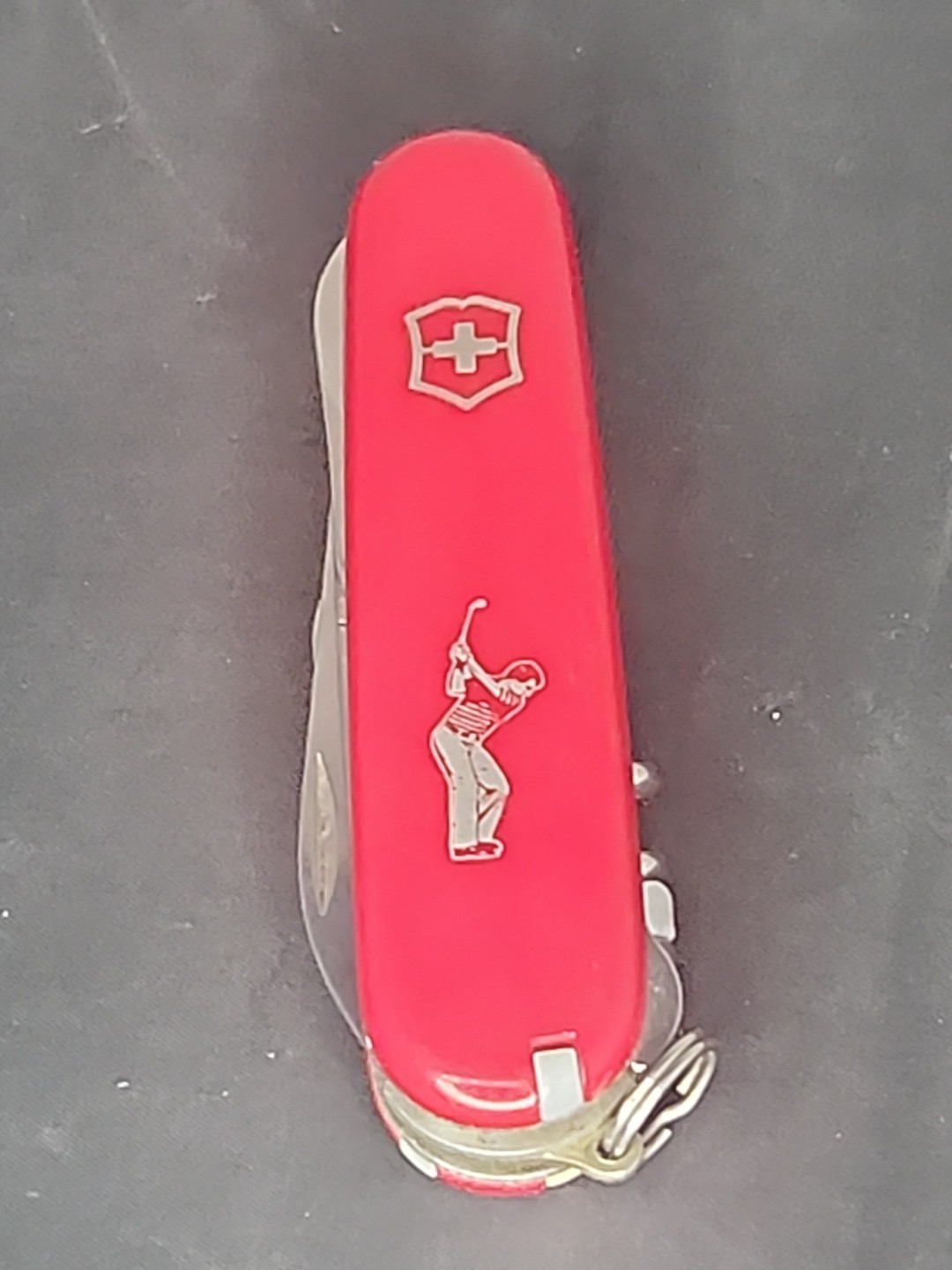Victorinox Golfer Red Swiss Army Knife 91mm 10 Function 2 Layer Retired