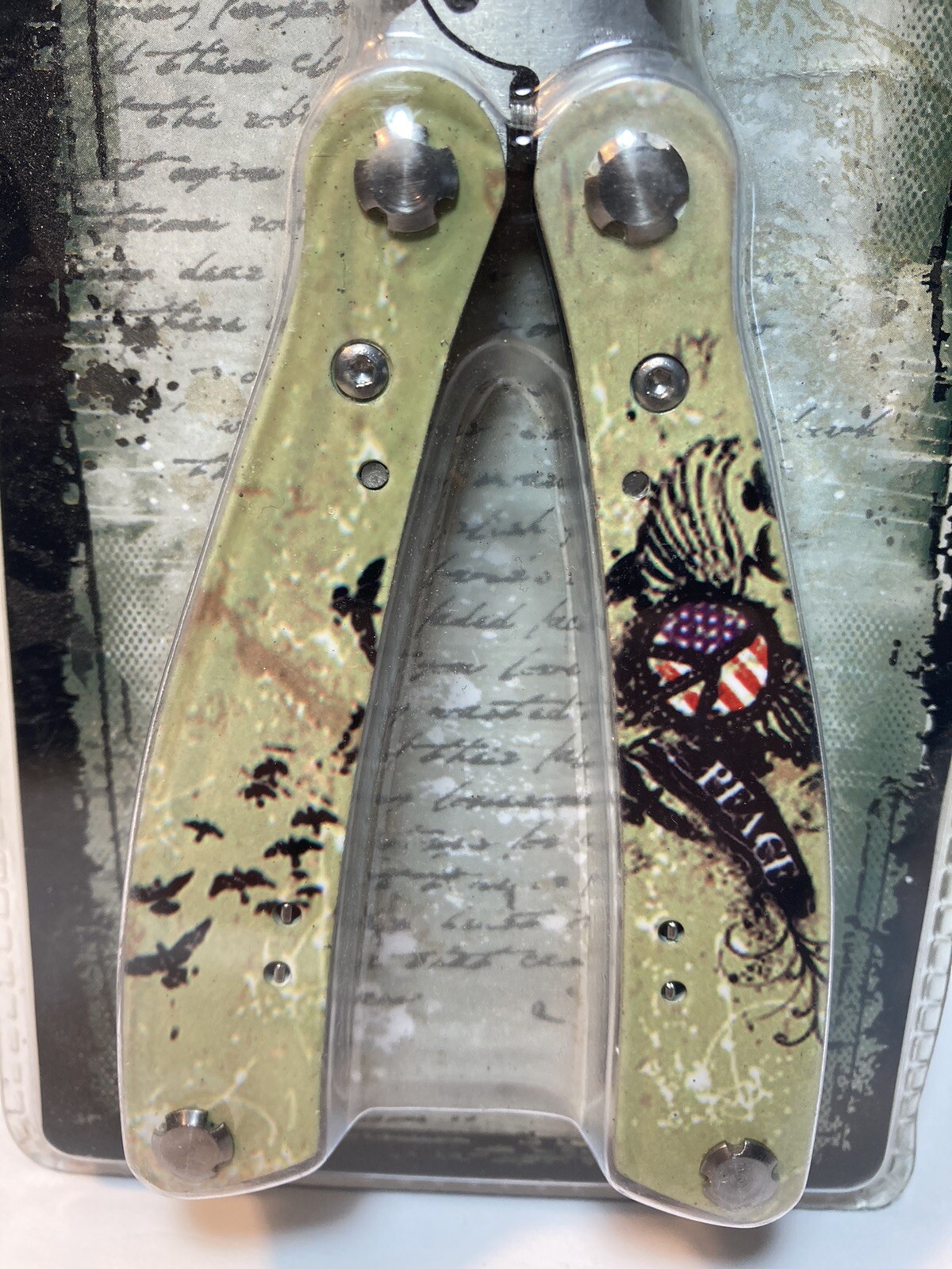 Iron Bridge Tattoo 9 in 1 Multi Tool Tattoo – Peace- NOS