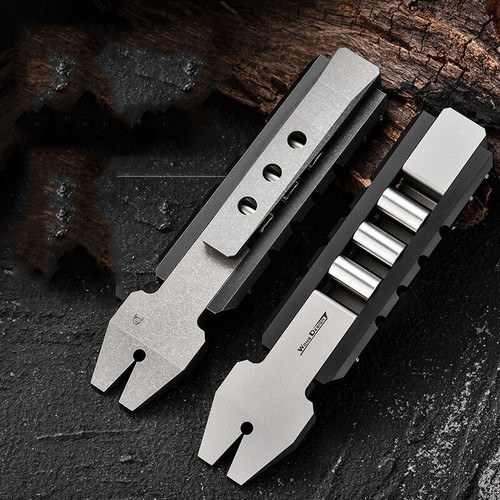 120g Titanium Alloy Decompression Outdoor Multifunctional EDC Survival Tool Gift