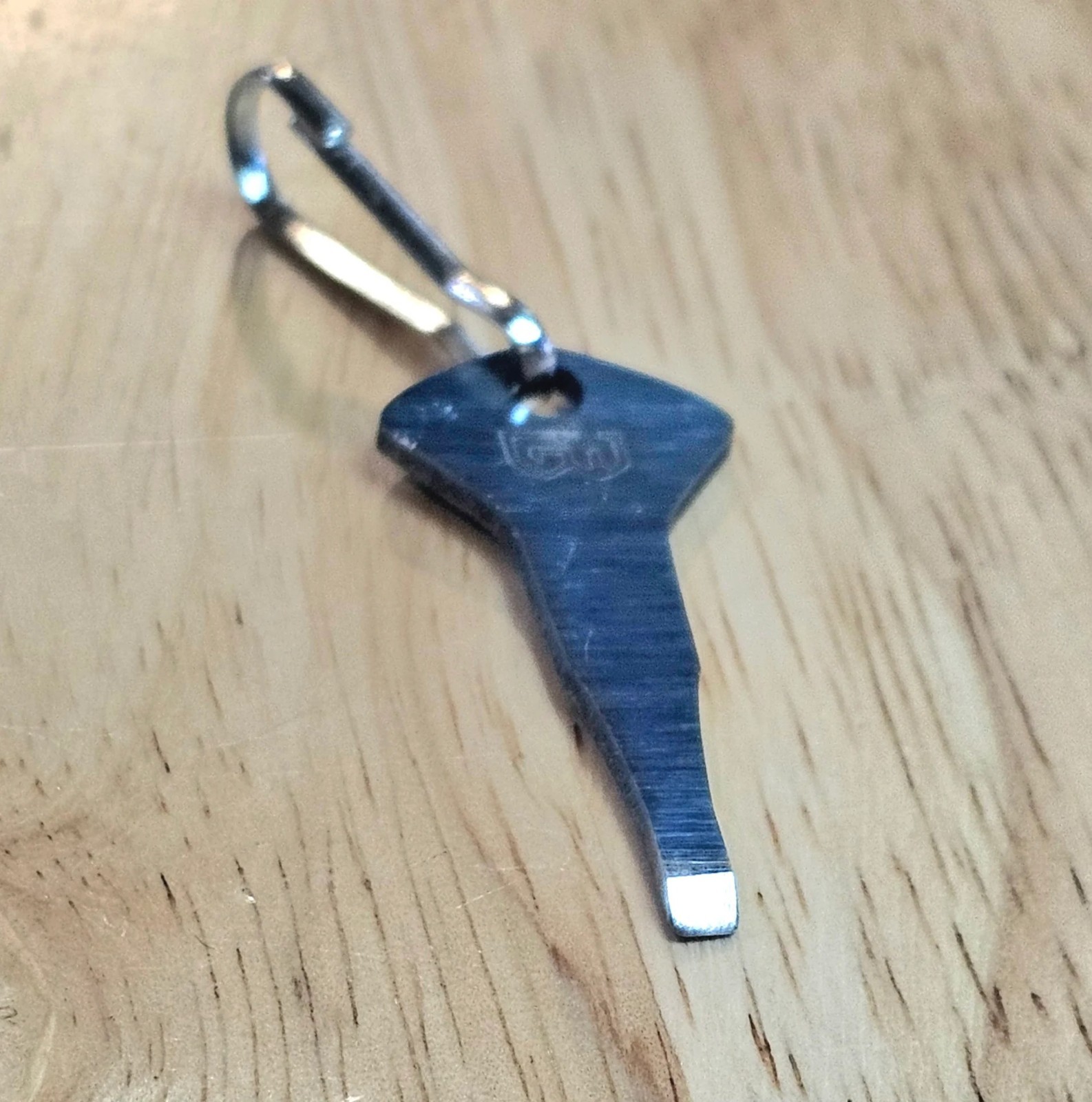 Grim Workshop Pry Bar Key High Carbon Steel Construction Lanyard Hole USA MADE