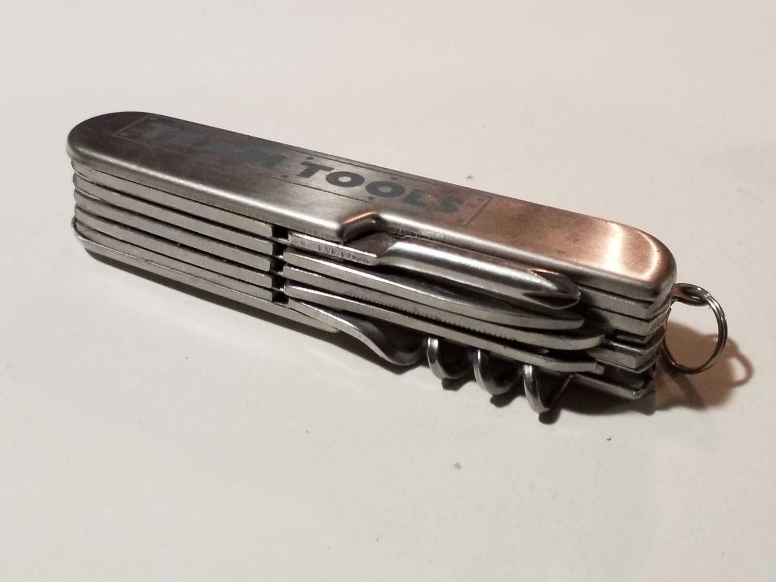 TeamTools 12pc. Multi-tool Stainless Steel Folding Pocket Knife Heavy Duty
