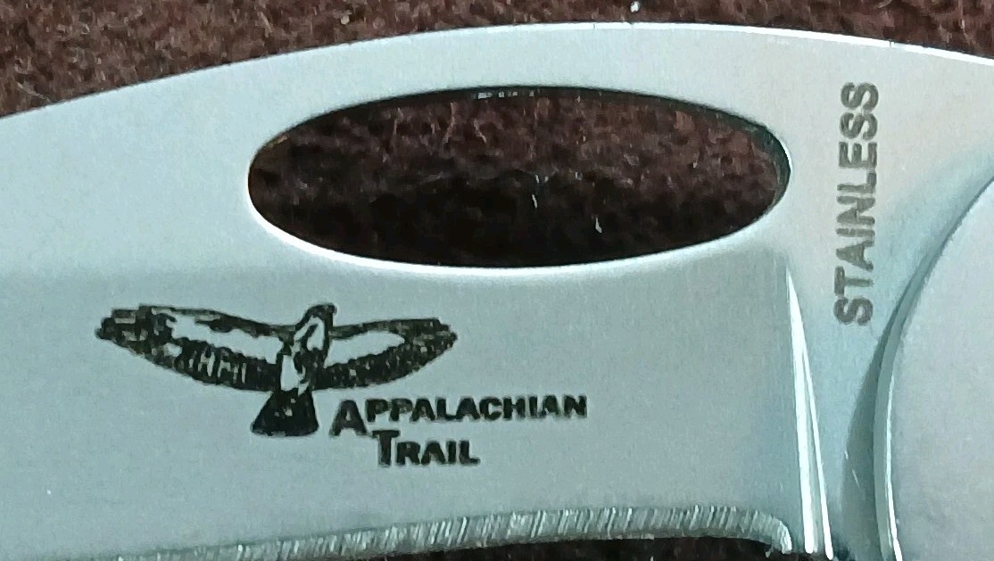 Vtg Small 2″ Appalachian Trail Skeleton Single Blade Folding Knife