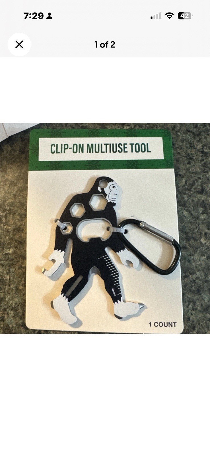 Bigfoot Stainless Steel Keychain Multi tool Bottle Opener