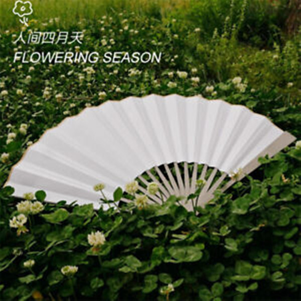 12” Titanium Alloy Folding Fan Martial Arts Portable Kung Fu Tai Ji