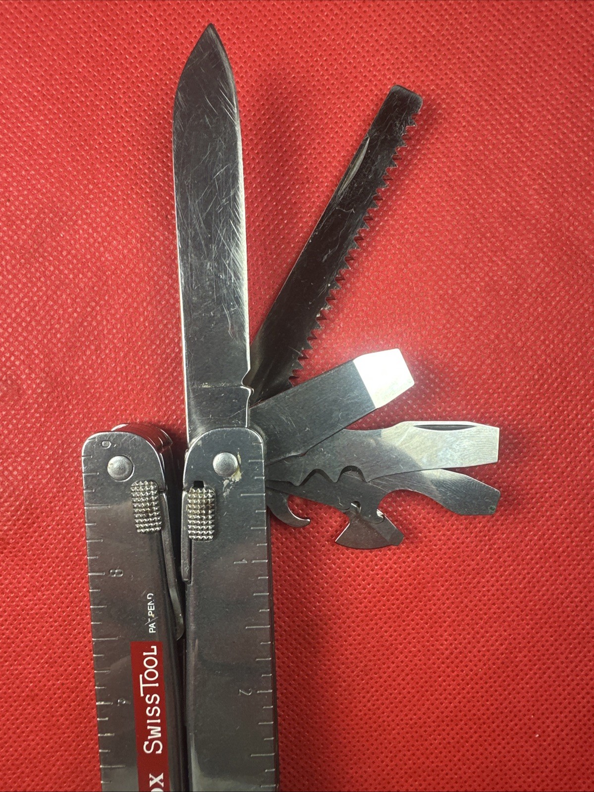 Rare 1998 Victorinox Swiss Tool RS Rescue 3.0326 Multi-Tool, Sheath, Scissor
