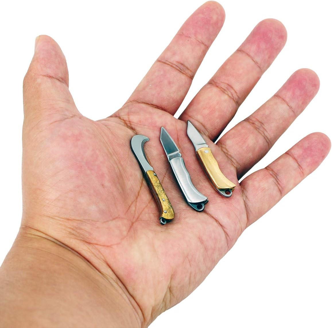 Novelty Tiny Package Box Cutter Opener Knife Tools, 2 Inches EDC Outdoor 3 Pcs