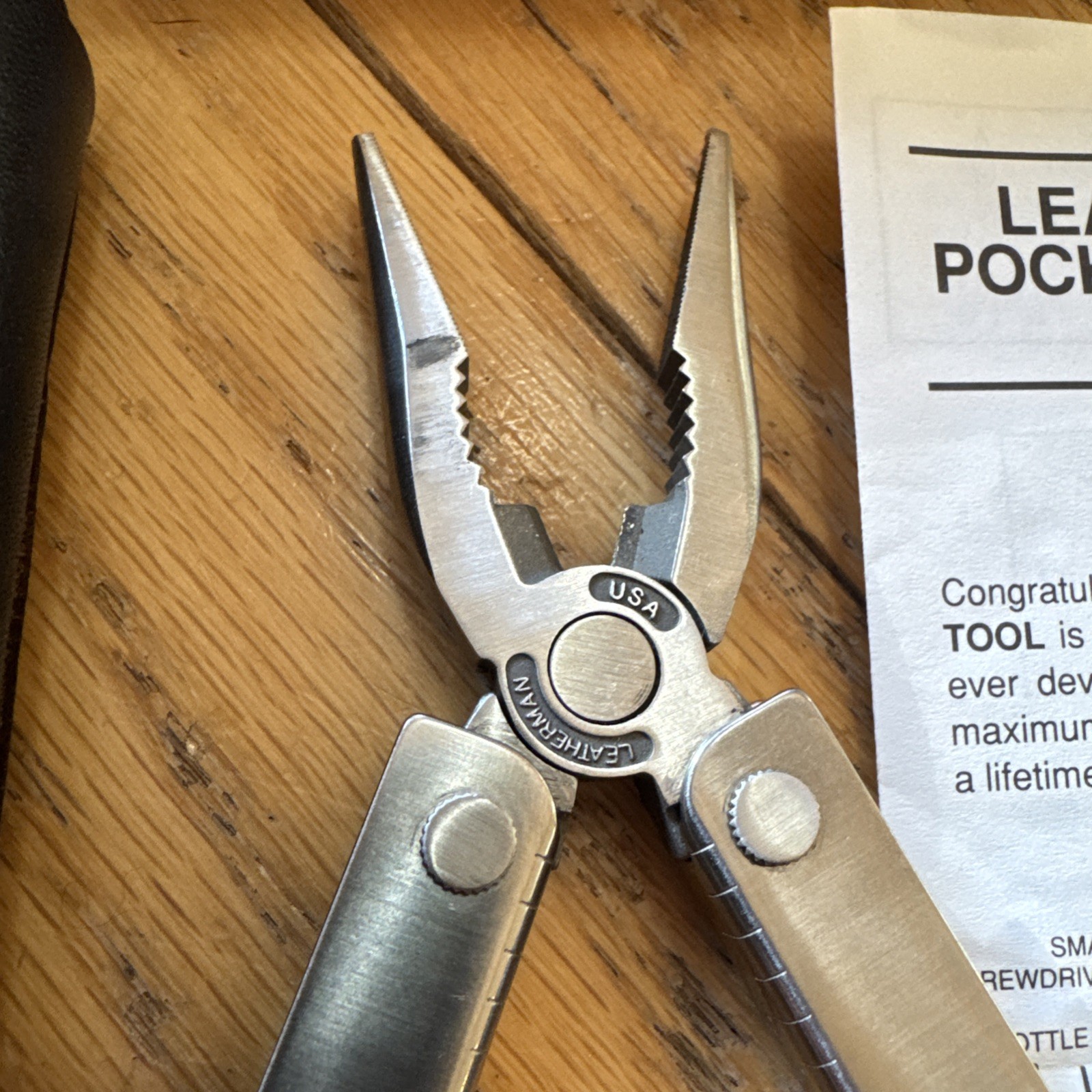 LEATHERMAN PST US PAT 1325473 MULTI TOOL EARLY MODEL POCKET SURVIVAL TOOL