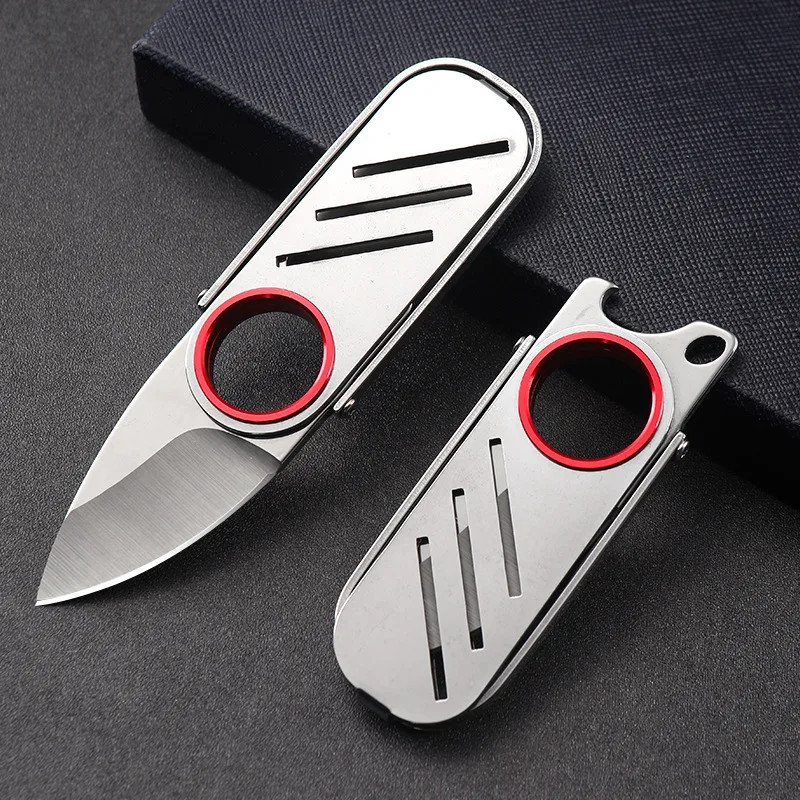 Mini Stainless Steel Portable EDC Tool Keychain Pendant for Opening Packages
