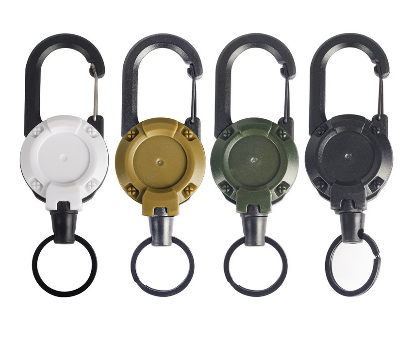 Retractable key rings retractable keychain