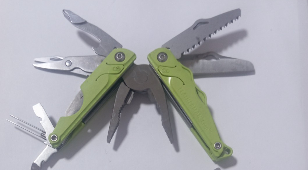 🔥🔥🔥 Leatherman Leap Green Multi Tool Retired Very Rare