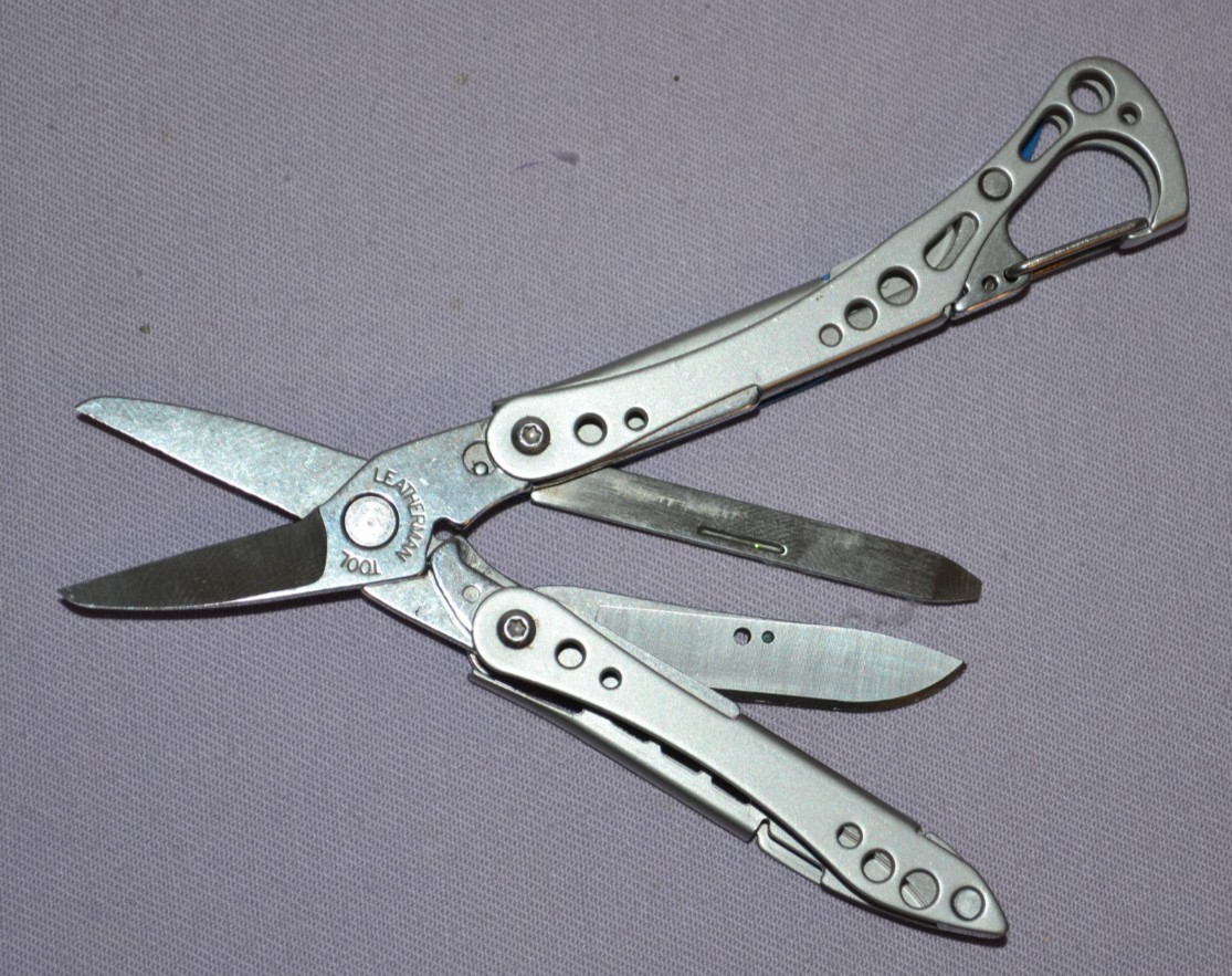 Leatherman Style CS Blue Stainless Multi-Tool Knife USA – Discontinued — Great
